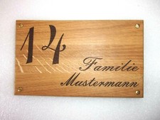 Türschild / Hausnummer /