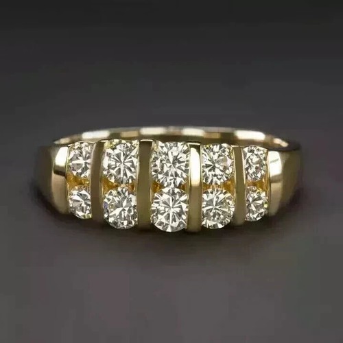 14k gelbgold plattiert 80ct - 14k, 1,80ct
