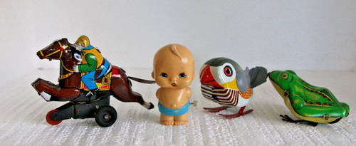 Vintage aufzieh blech - vintage, /blech