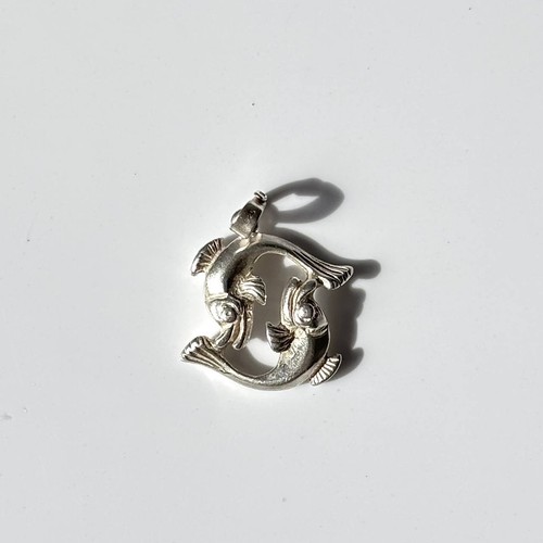 925 silber anhänger fische - anhänger,