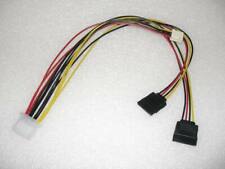 SATA Strom Adapter Kabel Verteiler 4pin Molex Buchse auf 2x SATA Buchse 32cm