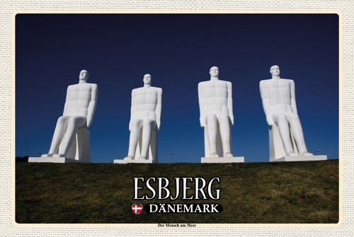 Blechschild 20x30 esbjerg - blechschild,