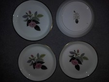 Wedgwood Hathaway Rose -4- Untersetzer Made in England 10 cm - aus Nachlass