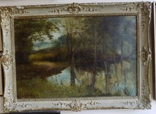 Theodore Hines Ölgemälde auf