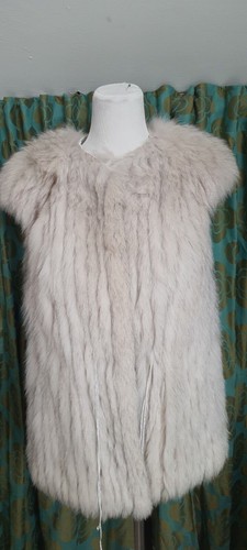 Pelzwest silberfuchs s - gr.,