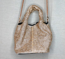 Gold Crystal Strass Tasche