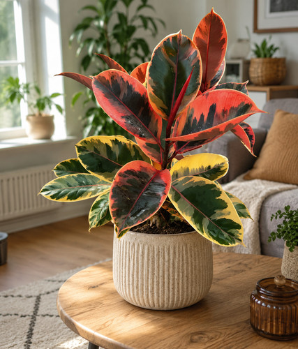 Sale1417 ficus elastica - elastica, ruby
