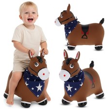 Hüpftier Hüpfpferd Hüpfer Hüpfen + pumpe ab 1 Jahre Sun Baby