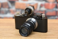 LEITZ Leica II Kleinbild Kamera Set #108475 + Elmar 9cm 1:4 Objektiv - 1934