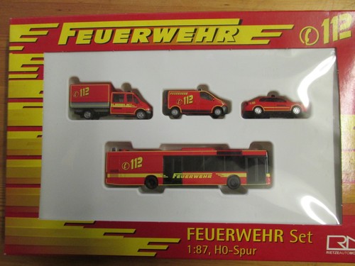 Rietze 99024 feuerwehr - feuerwehr, set,