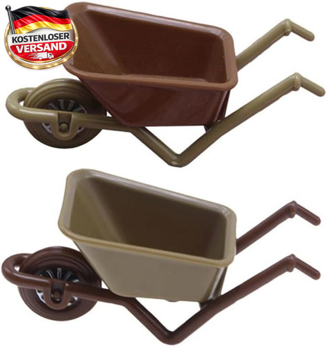 Miniatur schubkarre set - miniatur, für