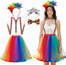 Regenbogen Kostüm Damen