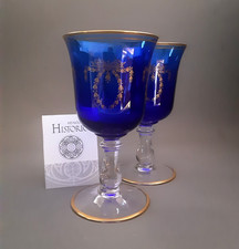 Zwei große, blaue Vintage