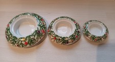 Weihnachten Arzberg 3er Set Teelichthalter Kerzenhalter Kerzenständer Porzellan