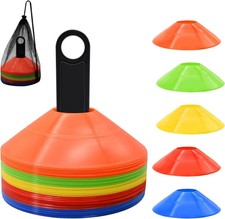 25 Pack Agility Soccer Cones