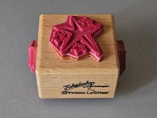 Stempel 'Sterne 4-fach' für Kartengestaltung von Kaleidoskop-Die Stempelschmiede