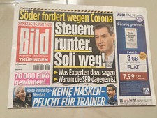 BILD Zeitung, 16. Mai 2020, Bild Zeitung 16.05.2020, Schalki-Wagner, BVB Favre