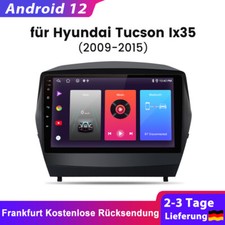 Für IX35 Tucson 2009-2015 9" Android 12 Autoradio BT GPS NAV WIFI DAB+ SWC 1+32G