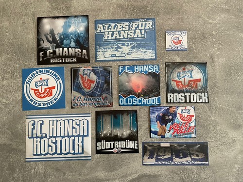 Hansa rostock aufkleber - hansa,