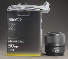 Nikon NIKKOR Z MC 50mm f 2.8 Makroobjektiv 1:1 Z Mount Sehr Gut Vollformat 2,8 