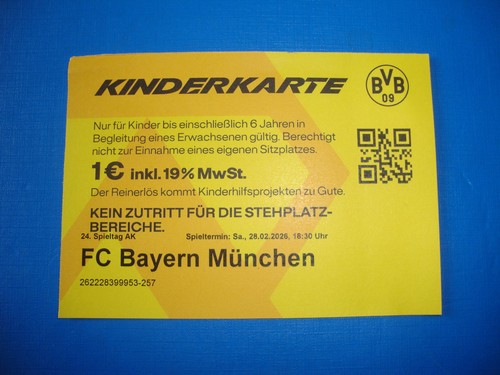 Ticket bvb dortmund fc - 25/26,