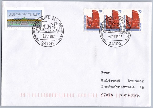 Brief sst tag der - sst, briefmarke