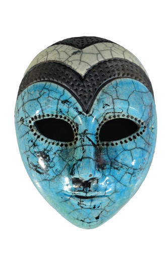 Raku maske wandmaske - raku,