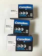 30x CR2320 Lithium Knopfzellen 3V Camelion Blister 5020LC ABGELAUFEN 2017