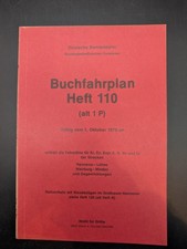 Buch Buchfahrplan Heft 110