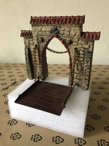 Burg tor zugbrücke elastolin - zugbrücke,