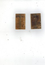 DR, 2x Zeitkarten 3. Kl.  ehem. Kleinbahn Gerlebogk - Nauendorf