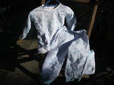 Mädchen/Jungen-Zwillinge, 2-Teiler, Jogging Anzug, Gr. 98 gesch., Blau, Baumw.