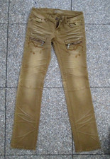 cargo jeans BT stretch Jeans skinny w30 lä 32 M 40 senf gelb v. details rosegold