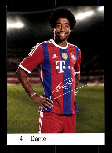 Dante autogrammkarte bayern - dante,