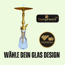 WD Hookah Tradi Orientalisch Edelstahl Shisha NEUE Vase versch. Gravur Design 