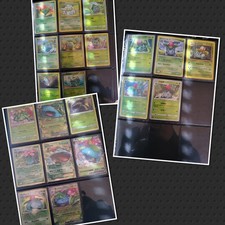 Pokemon Sammlungsauflösung Vintage Gen 1 Typ Pflanze Bisasam Bisaflor