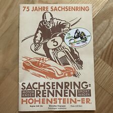 Programmheft 75 Jahre Sachsenring