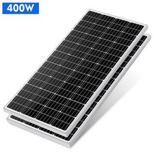 Solarmodul 400W Monokristallin Solarpanel 12V Photovoltaik Solaranlage Wohnmobil