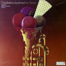 Chris Barber's Jazz Band - Ice Cream LP 1978 (VG/VG) .