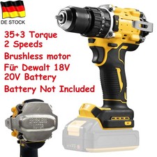 Bohrmaschine Bohrhammer Schlagbohrer 35+3 Drehmomentstufen Für Dewalt 18V Akku