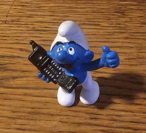 Verkaufe handy schlumpf von - schlumpf,
