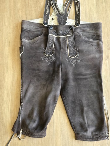 Hirschlederhose bundhose - hirschlederhose, 56