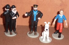 Tim und Struppi 4 Comic Figuren Tim Snowy Kapitän Haddock Schulze & Schultze TOP