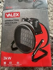 Heißluftgenerator Valex 1860106 r, 3kW, 2 Leistungsstufen, Rot/Schwarz