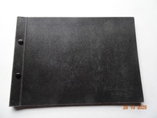 Einsteckalbum älteren Datums mit ungewöhnlichem Format (30x21cm), 20 Seiten