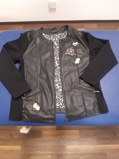 lederjacke damen 40 schwarz