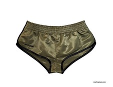 kurze Shorts L Nylonsatin
