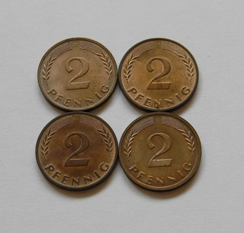 Brd komplettsatz pfennig - komplettsatz,