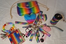 17tlg Handtaschen Set Rainbow