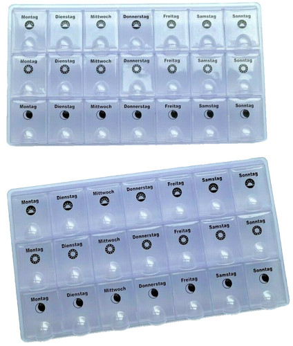 Große pillendose - große,